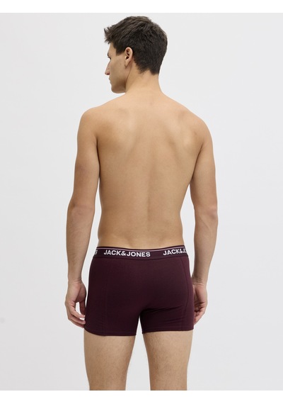 Jack & Jones Erkek 5'li Boxer Paketi - Timothy - 12294848 Winetasting