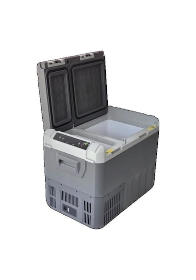 Araç Buzdolabı Kompresörlü 12/24 Volt Taşınabilir Oto Buzdolabı 35 Litre Karavan Bahçe Tekne Kamp