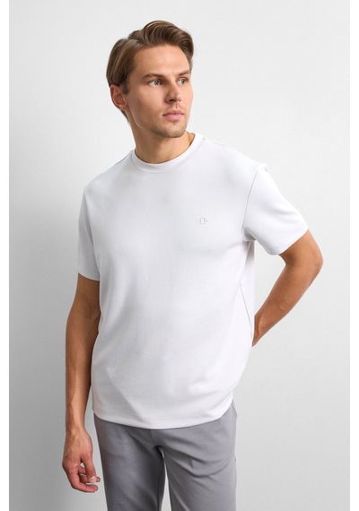 Backandbond Gri Regular Fit Basıc Tişört