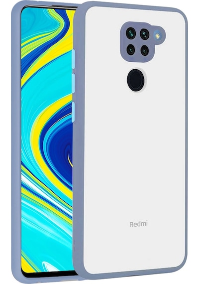 Xiaomi Redmi Note 9 Kilif Lens Korumali Mat Silikon Kapak 400012293