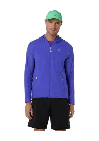 Asics Road Packable Erkek Lacivert Koşu Ceket 2011d084-403 Mavi
