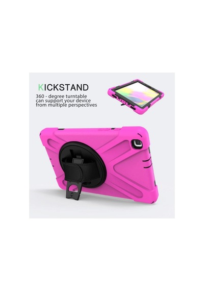 Samsung Galaxy Uyumlu   T290 Tab A 8 Kılıf Amazing Tablet Kapak - Pembe