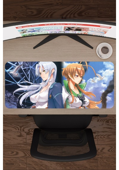 Highschool Of The Dead Anime V3 - 70x30 Xl Gaming Kauçuk Kaymaz Taban Mouse Pad Fare Altlığı