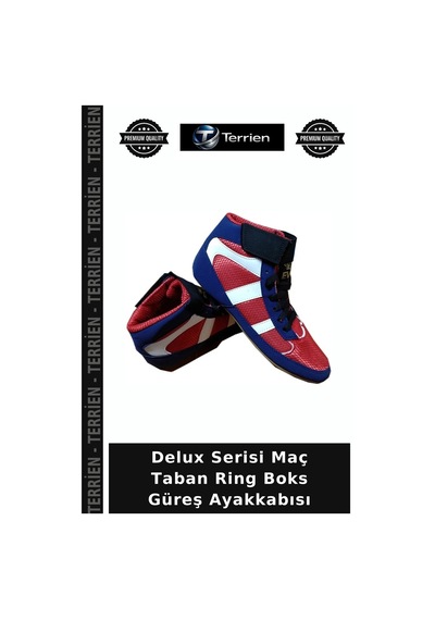Delux Serisi Maç Taban Ring Boks Güreş Ayakkabısı
