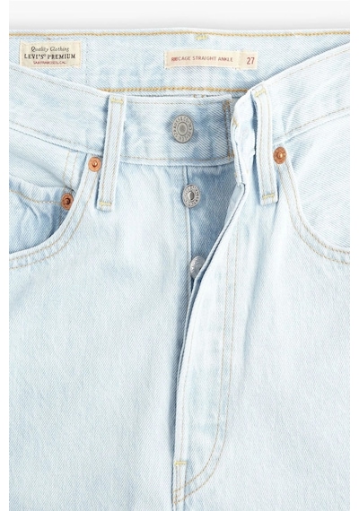 Ribcage Straight Kadın Jean Pantolon 72693-0182 Mavi