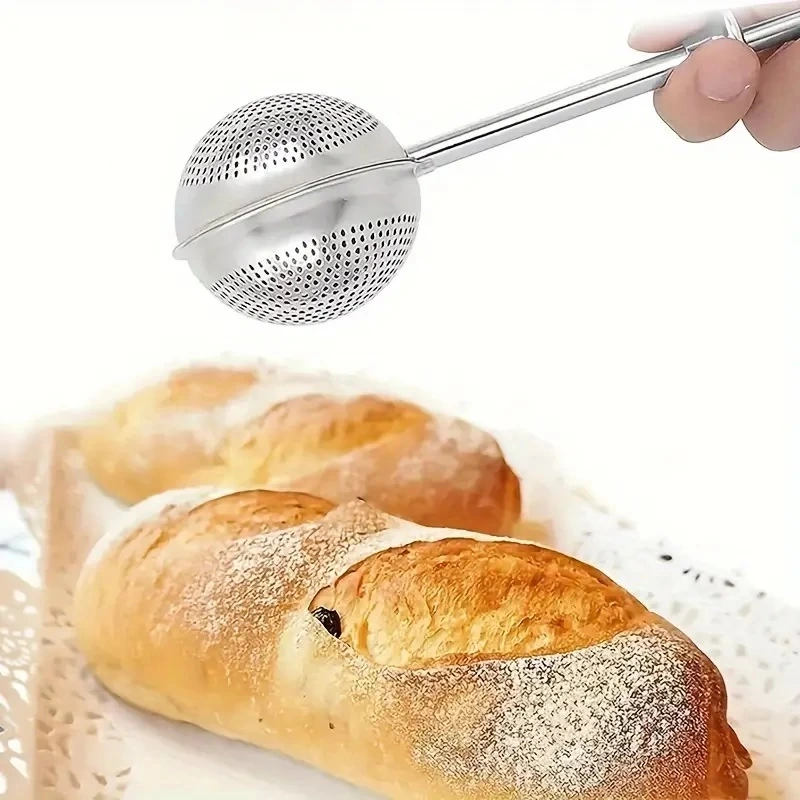 Mybru Paslanmaz Çelik Top Yaylı Çay Kahve Bitki Çayı Süzgeci Metalik Gri