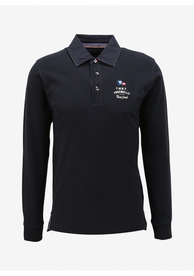 Fred Mello Polo Yaka Slim Fit Lacivert Erkek Kazak Fm23w06qc