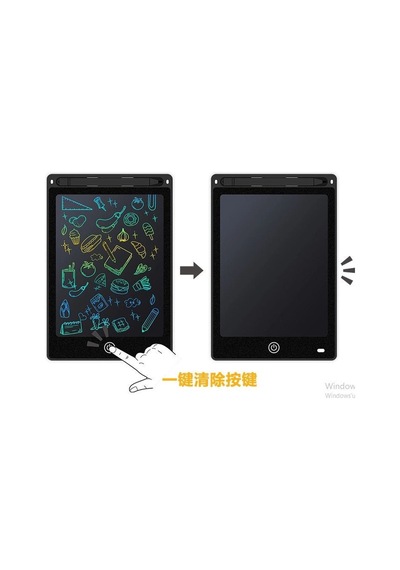 20 Inc Renkli Lcd Grafik Dijital Kalemli Çizim Tableti Yazı Tahta Not Yazma Eğitim Tableti Siyah Diğer