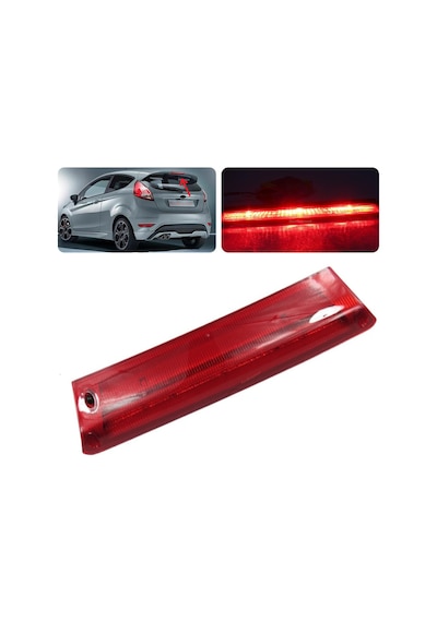 Ford Fiesta Arka Stop Lambası Bagaj Üstü Led Kırmızı 2008-2018