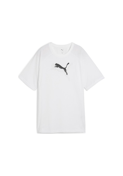 Puma Evostrıpe Graphic Tee Kadın Yetişkin T-shirt Beyaz