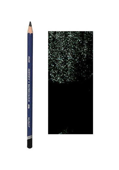 Derwent Watercolour Pencil Suluboya Kalemi 32867 Ivory Black