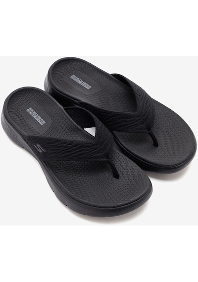 Skechers Go Walk Flex Sandal - Splendor Kadın Siyah Parmak Arası Terlik 141404 Bbk Siyah Skechers Go Walk Flex Sandal - Splendor Kadın Siyah Parmak Arası Terlik 141404 Bbk Siyah