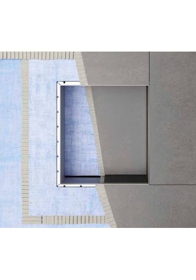 Gruen - Duvar Nişi Paslanmaz Satine Dikey 30,5 X 35,5 Cm - Sn1-w305l355s1-v