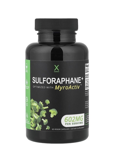 Humanx, Sulforaphane+, 60 Veggie Capsules Humanx Nutrıtıon
