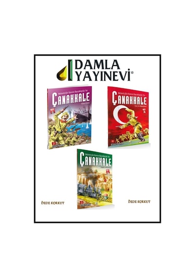 Çizgi Roman Mehmetçiğin Kanının Bayraklaştığı Yer Çanakkale - 3 Kitap Set