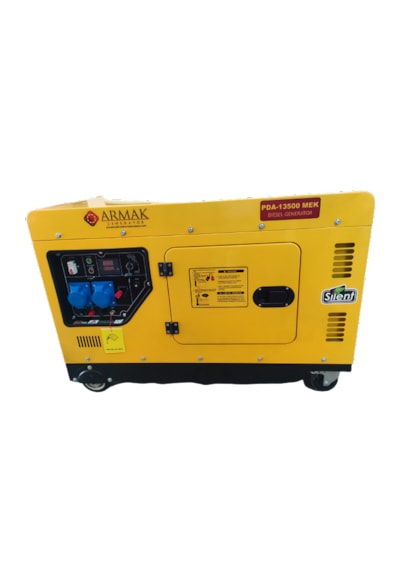 Armak PDA13500MEK 13.7 KVA Dizel Monofaze Kabinli Portatif Jeneratör