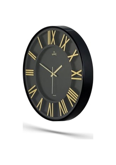 40 Cm Roma Rakamlı Duvar Saati, Modern Tasarım 0240-keçe-şekilli-48cm