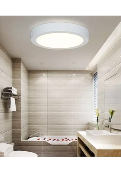 Burenze Tavana Sıfır Plafonyer Panel Led Avize 6500K Buz Beyazı