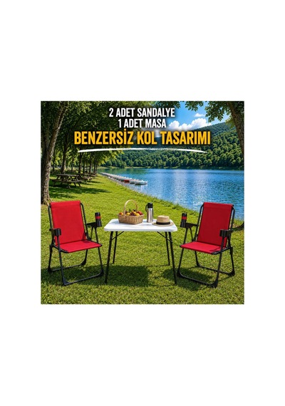 Holiday Kamp Seti Kamp Sandalyesi Kamp Masası Katlanır Kamp Piknik Seti 2 Sandalye 1 Masa Kırmızı 2 Sandalye 1 Masa Holiday Kamp Seti Kamp Sandalyesi Kamp Masası Katlanır Kamp Piknik Seti 2 Sandalye 1 Masa Kırmızı 2 Sandalye 1 Masa