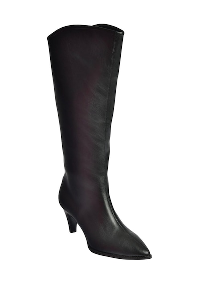 Fox Shoes V404021109 Siyah Alçak Topuklu Kadın Çizme Siyah