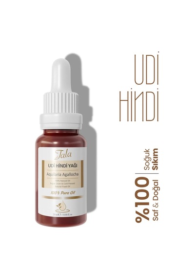 Tala Udi Hindi Yağı %100 Saf Ve Doğal Soğuk Sıkım 20 ML