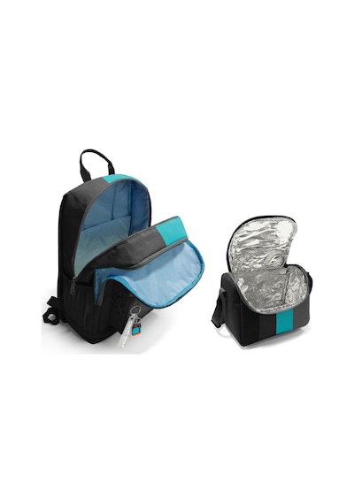 Coral High İlkokul Ve Ortaokul Sırt Çantası Ve Beslenme Seti - Erkek Çocuklar İçin Siyah Turkuaz Çizgili Siyah - Turkuaz Coral High İlkokul Ve Ortaokul Sırt Çantası Ve Beslenme Seti - Erkek Çocuklar İçin Siyah Turkuaz Çizgili Siyah - Turkuaz