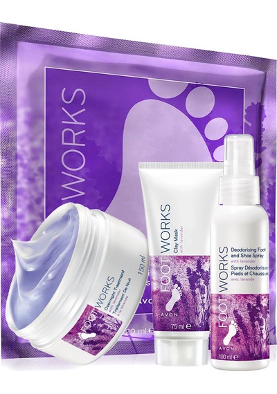 Avon Foot Works Lavanta Özlü Ayak Bakım Seti