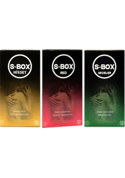 S-Box Karma Paket Prezervatif 36'lı