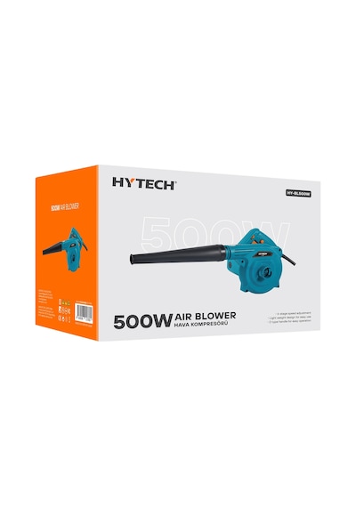 Hytech HY-BL500W Elektrikli 6 Devir Ayarlı Hava Körüğü 500 W Hava Kompresörü