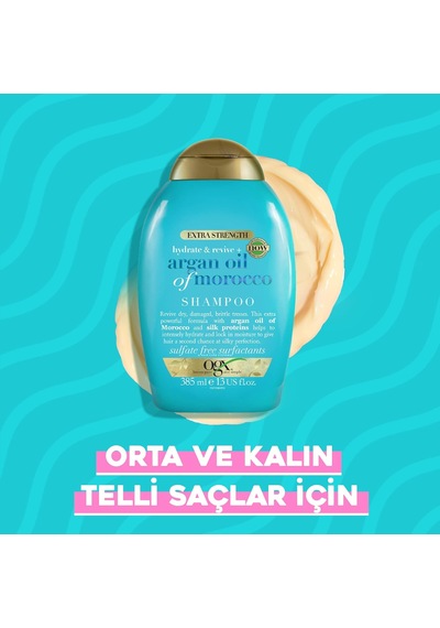 Lexroo Renewing+ Argan Oil Of Morocco Onarıcı Sülfatsız Şampuan 385 Ml Kıvırcık / Dalgalı