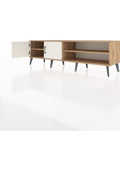 Hyperion Tv Ünitesi 2 Raflı 2 Kapaklı 176x44x51 Çam-aytaşı/çam Aytası/atlas Çam Hyperion Tv Ünitesi 2 Raflı 2 Kapaklı 176x44x51 Çam-aytaşı/çam Aytası/atlas Çam