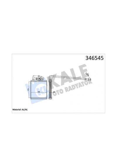 Kalorifer - 969 - Radyatörü Ford - Almparca - Fıesta Vı