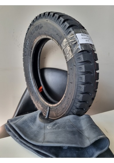 Set 400-12 Tubetype Motorsiklet/sepet Lastiği Ve İç Lastik Power Lugset