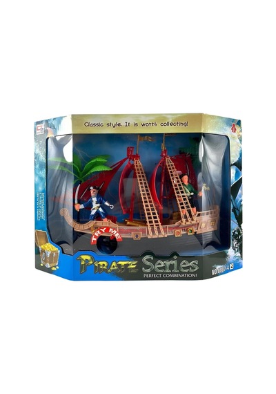 0807-42 Büyük Işıklı Sesli Korsan Set 12
