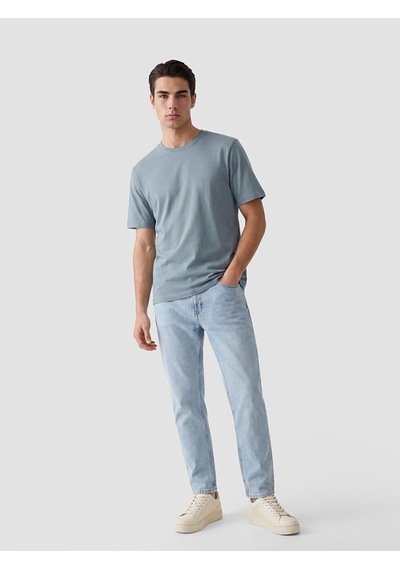 Lcwaıkıkı Classic Mavi Regular Fit Basic Erkek Dry Touch Tişört