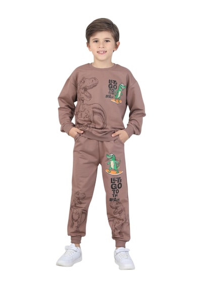 Erdem Kıds Erkek Çocuk Dinozor Baskılı Pijama Takımı İki İplik Eşofman Takımı Okul İkili Takım Tarçın Tarçın Erdem Kıds Erkek Çocuk Dinozor Baskılı Pijama Takımı İki İplik Eşofman Takımı Okul İkili Takım Tarçın Tarçın