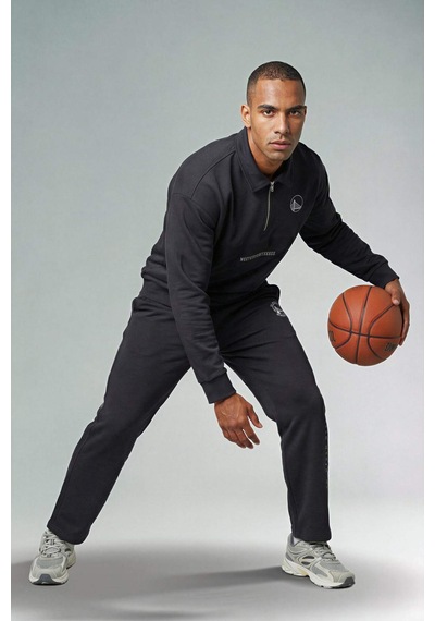 Defacto Nba Golden State Warriors Relax Fit Skuba Dalgıç Kumaş Jogger F6994ax26spar191 Antrasit-ar191