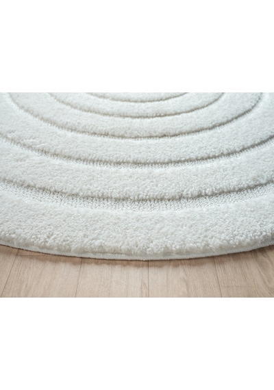 Mariesse Home Elit Bukleli Yumuşak Peluş Post Shaggy Çocuk Odası Oturma Odası Salon Mutfak Halısı 0642a Krem