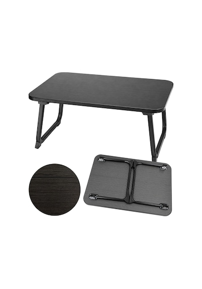 Sunup Sn-29692 Katlanabilir Laptop Masası Ve Yatak Koltuk Üzeri Tepsisi Siyah 60x40cm