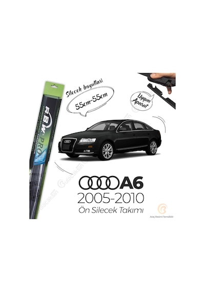 Audi A6 Muz Silecek Takım (2005-2011) RBW PRO