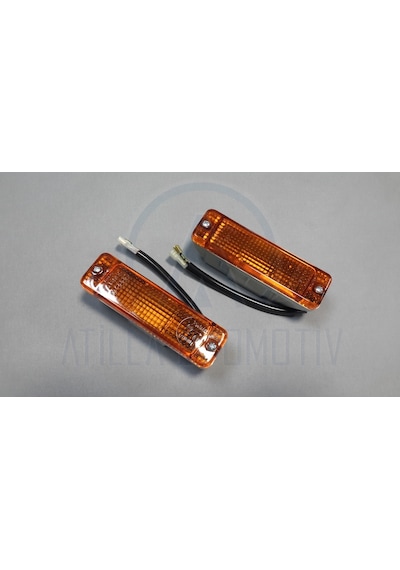 Volkswagen Golf Mk2 83-92 Ön Tampon Sinyal Seti Sag Sol Sari 349013635
