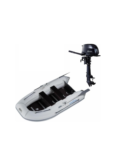 Admiral 270cm Katlanır Ahşap Tabanlı Bot + Tohatsu Mfs6 Ds Deniz Motoru