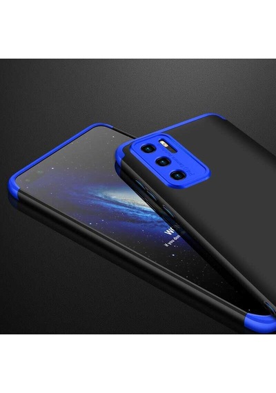 Huawei P40 Pro Kılıf Zore Ays Kapak Siyah-Gri