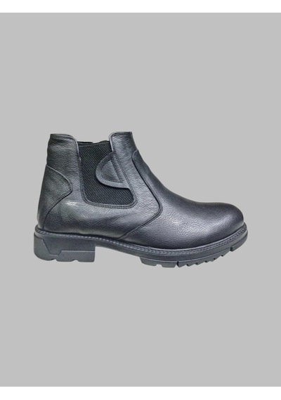 Castle Black Cb-9911-1 Deri Erkek Bot Siyah
