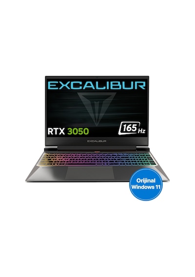 Casper Excalibur G870 G870.230H-BVJ0A-C Core 7 230H 16 GB 500 GB RTX3050 15.6" W11H Dizüstü Bilgisayar
