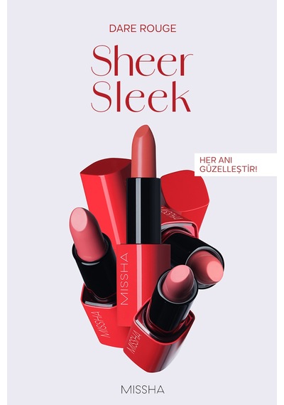 Missha Dare Rouge Sheer Sleek Yoğun Pigmentli Besleyici Nemli Bitişli Ruj 14 Sienna Bunny