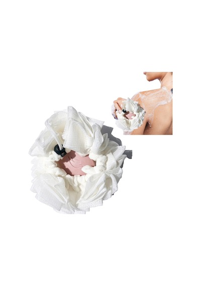 Banyo Mesh Pouf Duş Topu Tüm Aile Üyeleri İçin Yumuşak Kabarık Sürtünme Havlu Topları