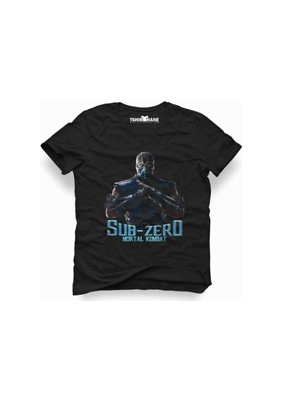 Tshirthane Mortal Kombat Sub Zero Fatality 1 Tişört Erkek Tshirt