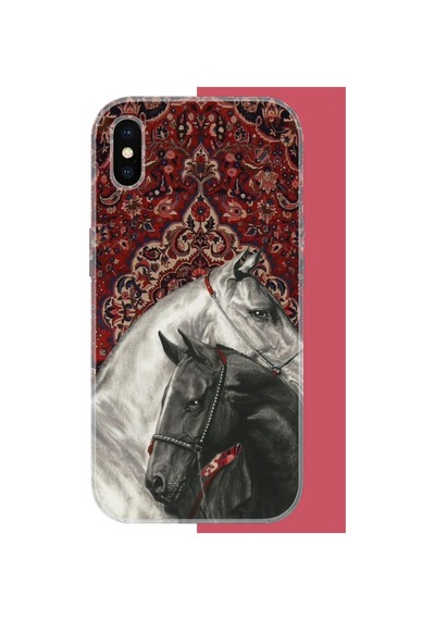 Apple iPhone Xs Max Uyumlu Türk Halı Uv Baskılı Silikon Kılıf Renkli