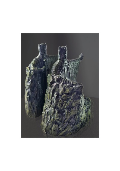 Argonath Heykelleri Kitap Tutucu,yüzüklerin Efendisi Figür,argonath Booked,2parça Sağ,sol